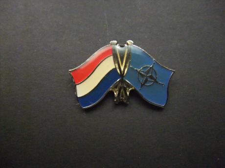 Vlag Nederland- NAVO ( Noord-Atlantische Verdragsorganisatie)